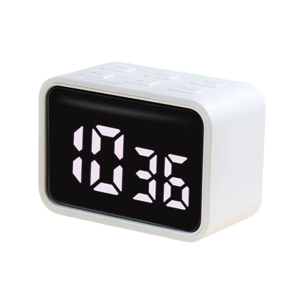 Digital Timer LED Visual Timer Learn Cooking Countdown Clock Kitchen Timer White