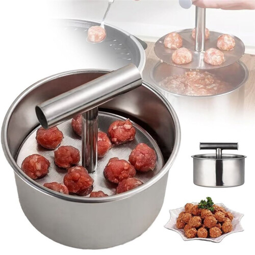 Meatball Machine Manual Meatball Making Tool Kitchen Mold Tool Hand Pressure Meatball Maker 2