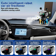 Fashion Cute Robot Car Air Purifier Car Ornaments Home Office Aromatherapy Machine