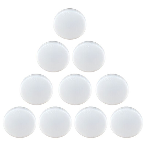10PC LED Flush Mount Ceiling Light 9W GX53 Base  Efficient Easy Install for Cabinets, Ceilings, Display Cabinets A