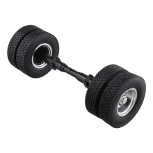 4 Pièces de Pneus en Caoutchouc Sans Arbre de Transmission pour Camion 1/14 -RC 770S 3363 FH16 Diy Parts Toys D
