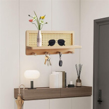 Wandplanken Boheemse Stijl Planken Muurhaken Boerderij Decor Opbergrek