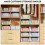 Stackable Wardrobe Storage Box Multi-Function Foldable Suitable for Wardrobe Storage Clothing Drawer Storage Box 5
