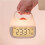2-in-1 Charging Clock with Light Timing, Portable Desktop Decoration, Simple Household Design 2