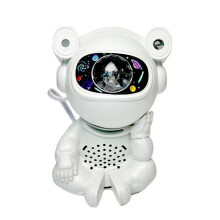 Projetor de Galáxia Astronauta com Controle Remoto, Luz Noturna de Estrelas e Lua, Lâmpada para Decoração de Quarto, Lâmpada de Nebulosa LED para