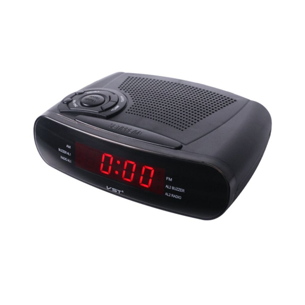 Vst Alarm Clock Radio With Am And Fm Channels Led Alarm Clock With Snooze Function Sound System Accessories 4711695854170