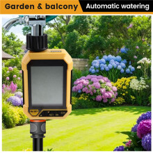Automatic Watering Device Garden Water Timer LCD Rainfall Timer 99 Minutes 1-30 Days Rain Delay Timed Irrigator