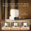 Atmosphere Night Light Speaker LED Alarm Clock Function for Room and Bedroom Atmosphere Night Light MusicSound 9