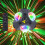 Party Light DJ Three- Disco  Light with Pattern Projection and Voice-Controlled Laser Light RGB for Bar Wedding 8