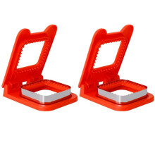 Metal Sandwich Cutter Sealer Square Sandwich Cutter Kids Lunch Box Bento Box Red
