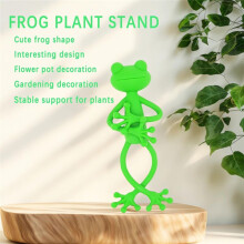 Soporte para Plantas con Forma de Rana, 5 Figuras de Rana, Decoración de Jardín para Plantas Pequeñas.