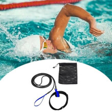 Swim Resistance Belt, Swim Tether Stationary Swimming, Sturdy Training Leash, Resistance Band, Swim Bungee Training Belt