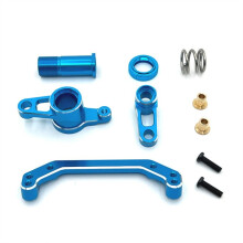 Kit de Montaje de Dirección Mejorado para Coche RC para LC RACING 1/10 PTG-2 PTG-2R Piezas de Actualización para Coche RC Azul