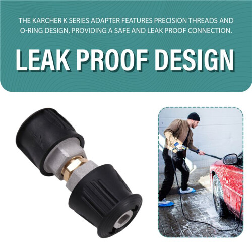 High Pressure Washer Adapter Fitting,Quick Release Adaptor Hose to Hose Connector Quick-Connect Adapter for 2