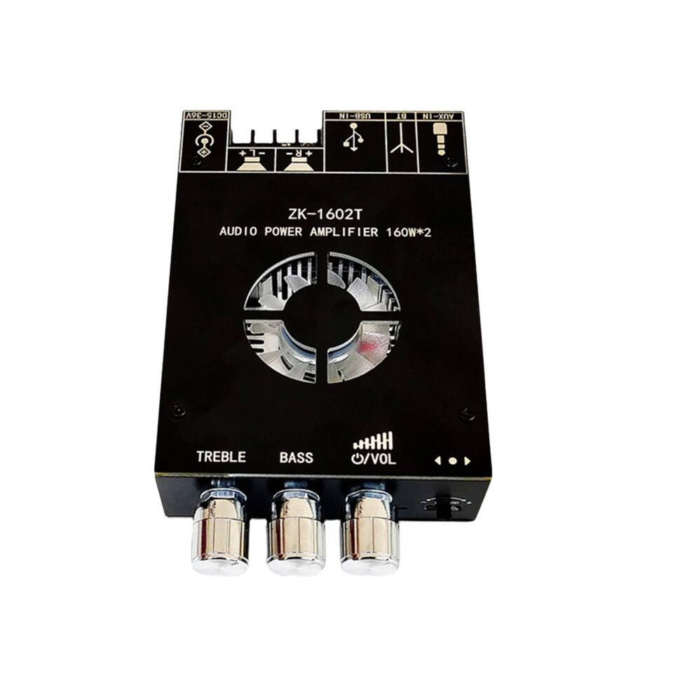 Zk-1602T Audio Power Amplifier Module Tda7498e 160Wx2 High Bass Adjustment Amplifier Board Dc15-36V 6031244184830