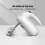 Household Stainless Steel Automatic Egg Beater Baking Electric Egg Beater Multi-Function Hand Mixer Automatic EU Plug 1
