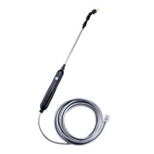 Electric Atomizer with 2m Pipes Garden Watering Airbrush with 2 Nozzles Type-C/USB Telescopic Irrigation Tools