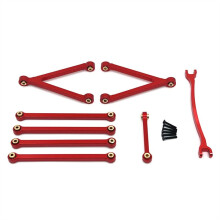 Kit de Varilla de Tracción para Coche de Juguete de Actualización de Coche RC para FMS 1/24 FCX24M Cup D90 D110 Piezas de Actualización de Coche