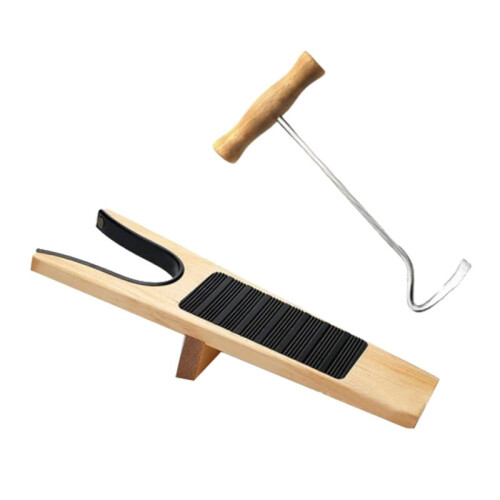 2 Pcs Boot Jack and Puller Boot Remover Hooks for Unisex Women Men Cowboy Waders Easily Pulling