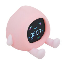 Sveglia per Bambini 6 In 1 A Forma di Frutta, Sveglia per L'Apprendimento del Sonno Dei Più Piccoli, Luce Notturna al Tatto per La Cameretta Dei
