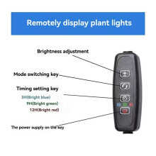 USB LED Plant Grow Light Indoor Garden Dimmable Levels Grow Light Full Spectrum Timer Setting Hydroponic Greenhouse