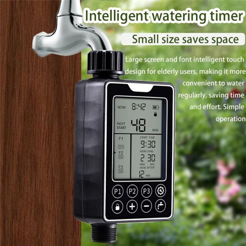Touch Screen Watering Device, Automatic Watering Timer, Intelligent Outdoor Large Screen Waterproof Watering Device 2