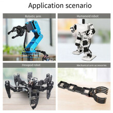 6-DOF Robotic Arm DIY Kit Multi Degree-of-Freedom Robot Servo Grasping Maker Education Construction Set(Excluding Servo)