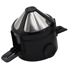 Portable Coffee Filter Coffee Maker Stainless Steel Drip Coffee Tea Holder Reusable Paperless Pour over Coffee Dripper