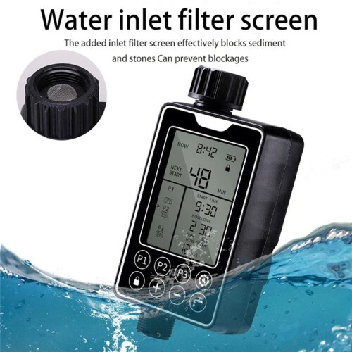 Touch Screen Watering Device, Automatic Watering Timer, Intelligent Outdoor Large Screen Waterproof Watering Device 2