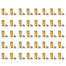 40Pcs Replacement Blades Compatible for Luba & Yuka All Series, Titanium Replacement Robotic Lawnmower Blades