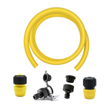For Garden Hose 3/4 in X 9.84 FT Flexible Kink Resistant Hose with Water Stop Joint Faucet Universal Joint Kit