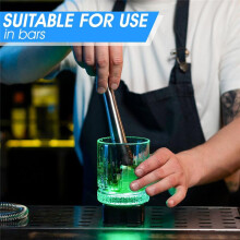 20 Stück Stößel für Cocktails - Edelstahl-Bar-Stößel, Stößel für Getränke, Eiszerkleinerer, Zubehör für die Hausbar