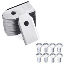 36PCS ReplacementBlades for Navimow I105N/I108N/I110N/ H500N/H800N/H1500N/H3000N Robotic Lawn Mower with Screws,B