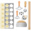 8 Pcs Ravioli Mold Set Include Ravioli Maker Press,Dough Scraper, Dumpling Maker, Ravioli Maker Cutter Set,Pasta Making 1