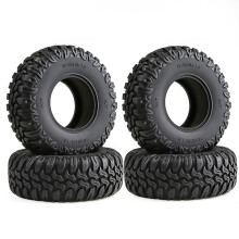 4 STUKS 105 MM 1.9 Rubber Banden Wiel Banden voor 1/10 RC Crawler Auto TRX4 RC4WD D90 Axiale SCX10 II III Redcat MST