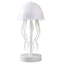 Jellyfish Table Lamp USB Rechargeable Color Changing LED Night Light Can Automatically Rotate Tentacle Bedroom HomeDecor