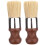 2 Cepillos de Limpieza de Mango Corto para Muebles, Cuero y Madera, con Mango Cómodo. 1
