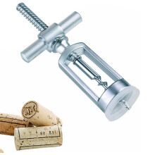 Vinöppnare i Metall, Flasköppnare för Rödvin, Champagnekorköppnare, Vridkorkskruv