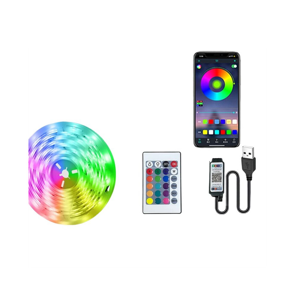 5M Led Lights Strips With 44Key Remote Control Led Rgb Light Strip Flexible Light For Home Christmas Holiday 6032785910797