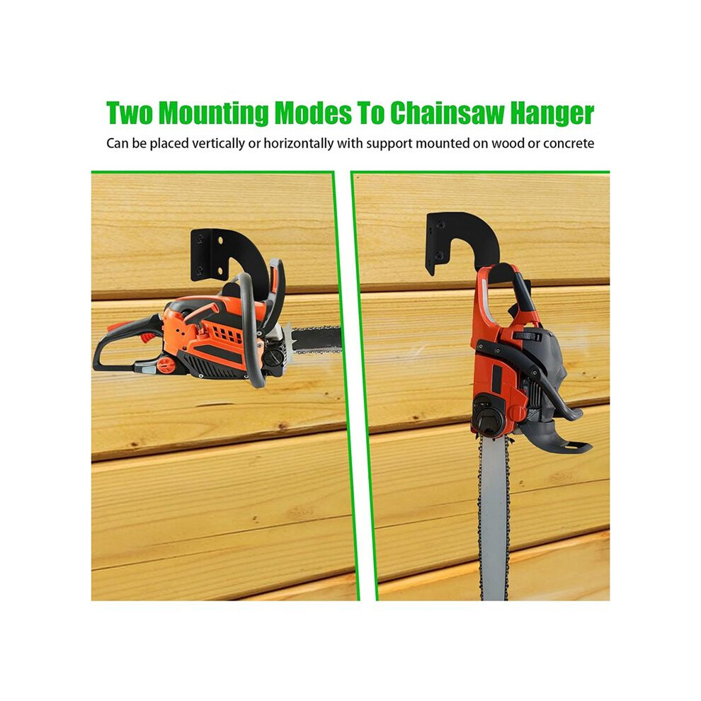 Chainsaw Hanger, Heavy Duty Chainsaw Wall Mount Holder, Organizer Mounted Chainsaw Rack, Chain Saw Hanger For Garden 6033577093476
