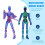T13 Action Figure Set,3D Printed Multi-Jointed,Multi-Articular Lucky Mobile Robot,Desktop Decorations for Game Lover Toy 1