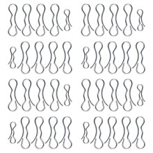 Replace Deck Clip Set 4 194209 Bow Tie Lock Cylindrical Pin 1 194208 Bow Tie Lock Split Pin(8Pack)