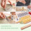 8 Pcs Ravioli Mold Set Include Ravioli Maker Press,Dough Scraper, Dumpling Maker, Ravioli Maker Cutter Set,Pasta Making 4