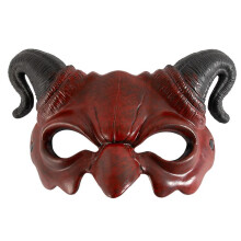Halloween Carnaval Feest PU Schuim Half-Gezicht Schapenmasker Cospaly Dansvoorstelling Rekwisieten
