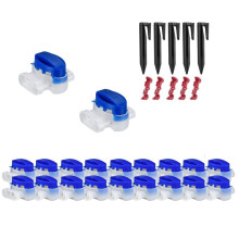 3-in-1 Lawn Robot Cable Set 20 Cable Connectors Robotic Lawnmower 5 Ground Nails 5 T-Branch Connectors