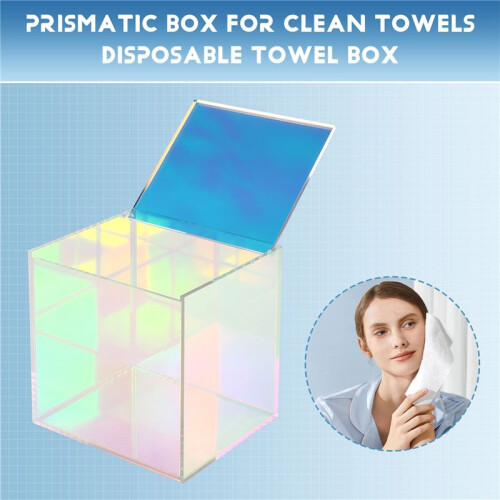 Prismatic Box for Clean Towels, A Dynamic Storage Solution for Disposable Towels, A Stylish and Practical Bathroom 1