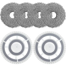 4 Wipes with 2 Replacement Brackets Accessories for QRevo/Qrevo S/Qrevo Pro/Qrevo /Qrevo Master