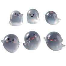 6 PCS Luminous  Figures  Devil Ornaments Decor Halloween Party Decor Home Gift Halloween Decor Horror Props