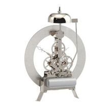 Small Table Clock Metal Vintage Table Clocks Bedroom Office Luxury Mechanical Watches Watch Silver