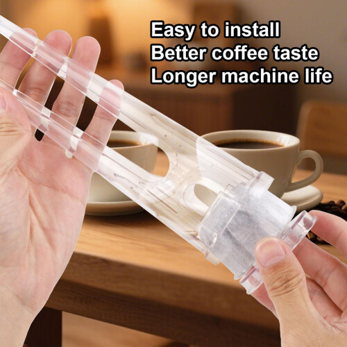 Kit Replacement, Water Filter Holder with 2pcs Water Filter Cartridges for  Coffee Machines